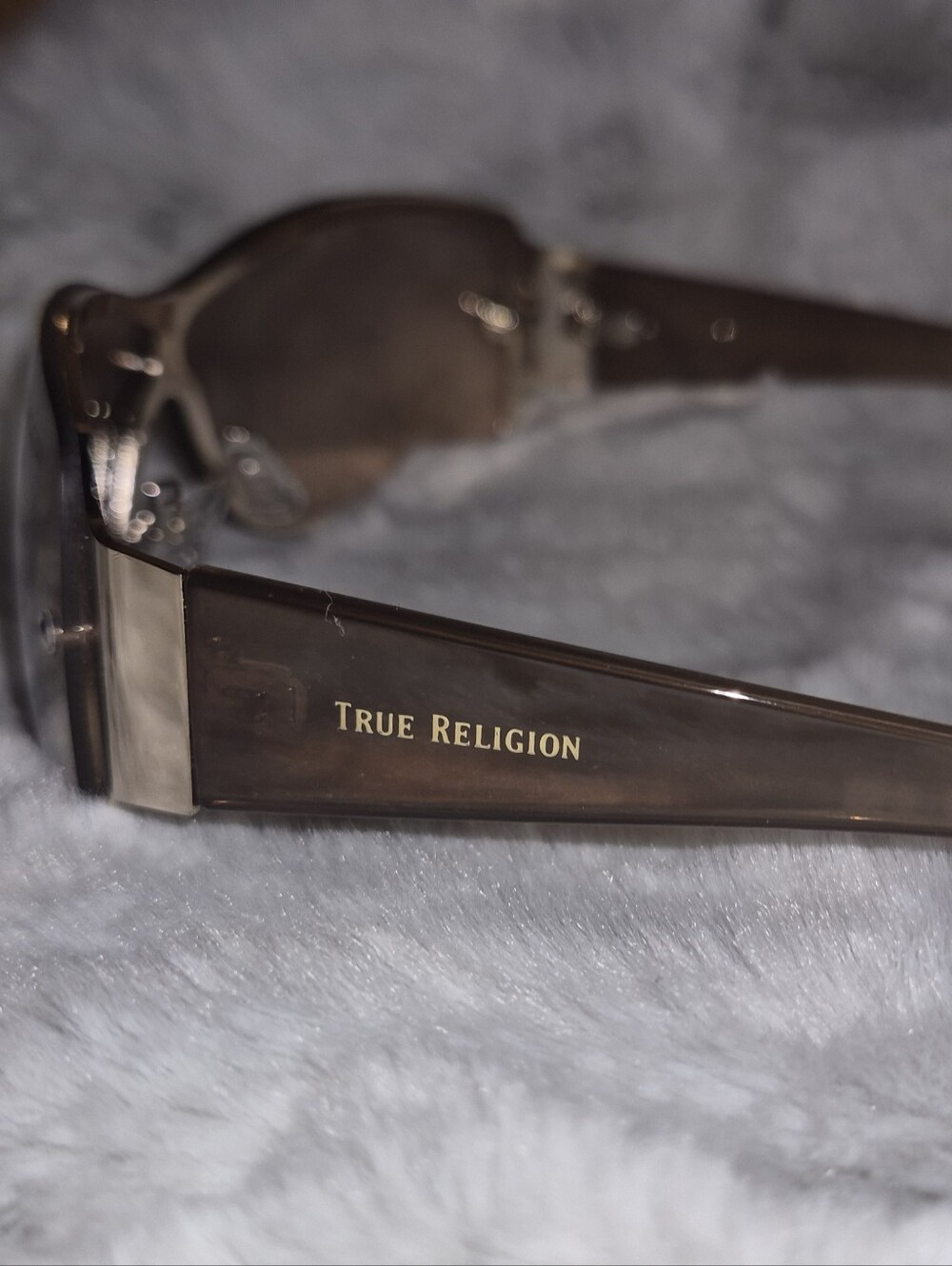 True Religion Women's Rectangular Sunglasses - Brown Gradient - Picture 2 of 8